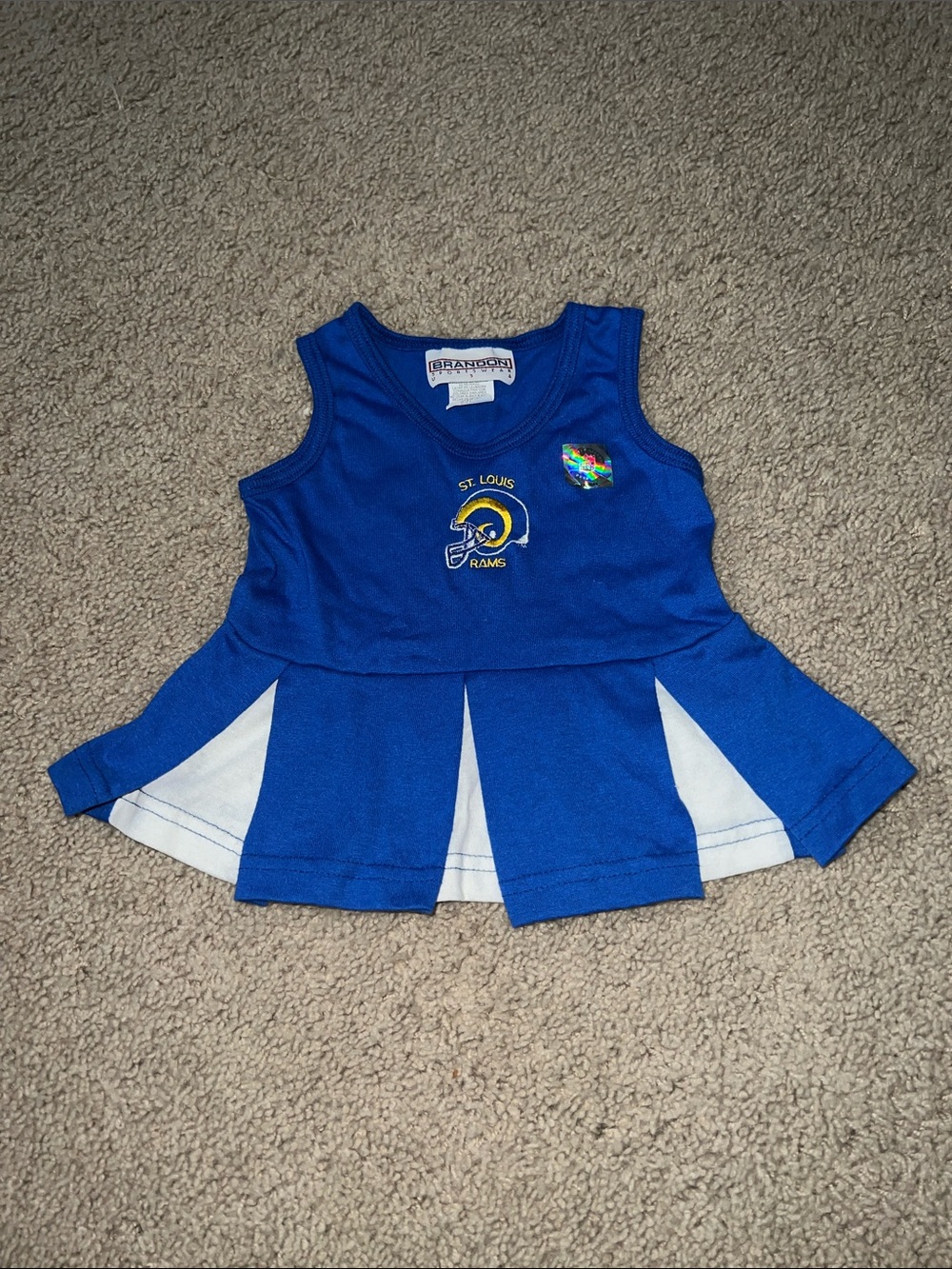 Girls' Royal Blue St. Louis Rams Cheer Tank Dress